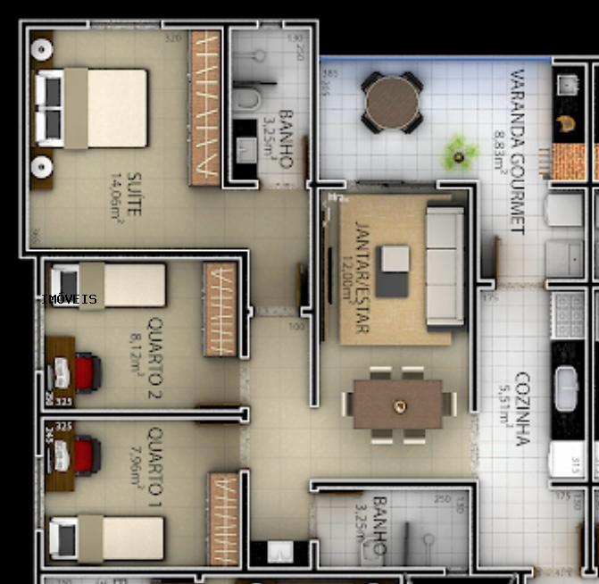 Apartamento, 3 quartos, 65 m² - Foto 24